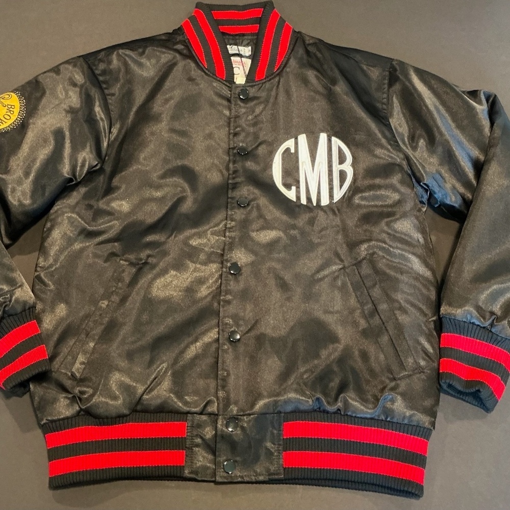 Headgear Classics New Jack City 1991 Satin Jacket Black Red Size M NWT